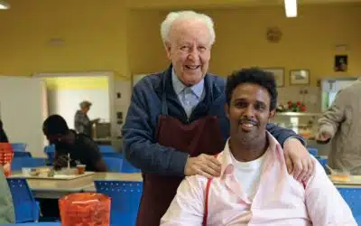 Fra Giovanni e il suo servizio alla mensa Padre Lino di Parma